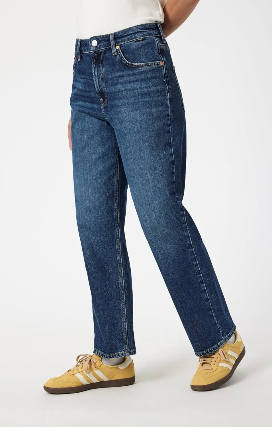 Mavi Women's Savannah High Rise Straight Leg Jeans