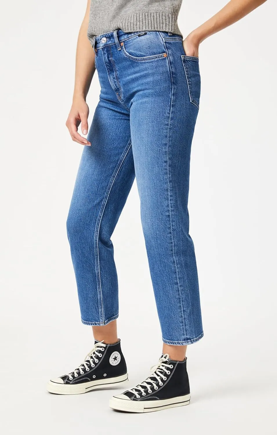 Mavi Women's Savannah High Rise Straight Leg Jeans