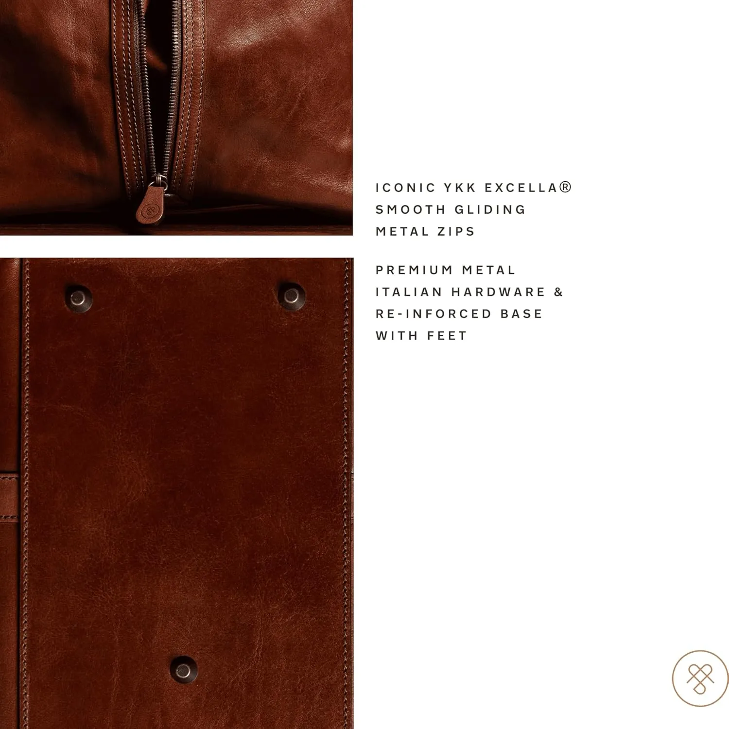 Maxwell Scott - Personalized Luxury Mens Womens Leather Carry-On Cabin Luggage for Luxury Travel - The Farini Chestnut Tan