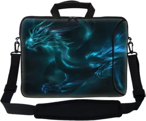 Meffort Inc 15.6 Inch Neoprene Laptop Bag - Water Resistant, Reinforced Zipper, Extra Pocket, Fits 15" to 15.6" Laptops
