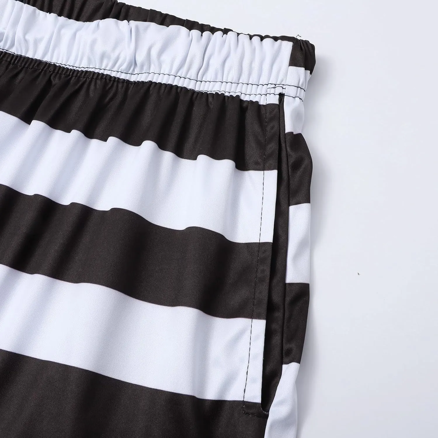 Men 2 Piece Outfits Thin Loose Shorts Large Shorts Casual Beach Pantsmen'S Solid Color Capris Summer Thin Beach
