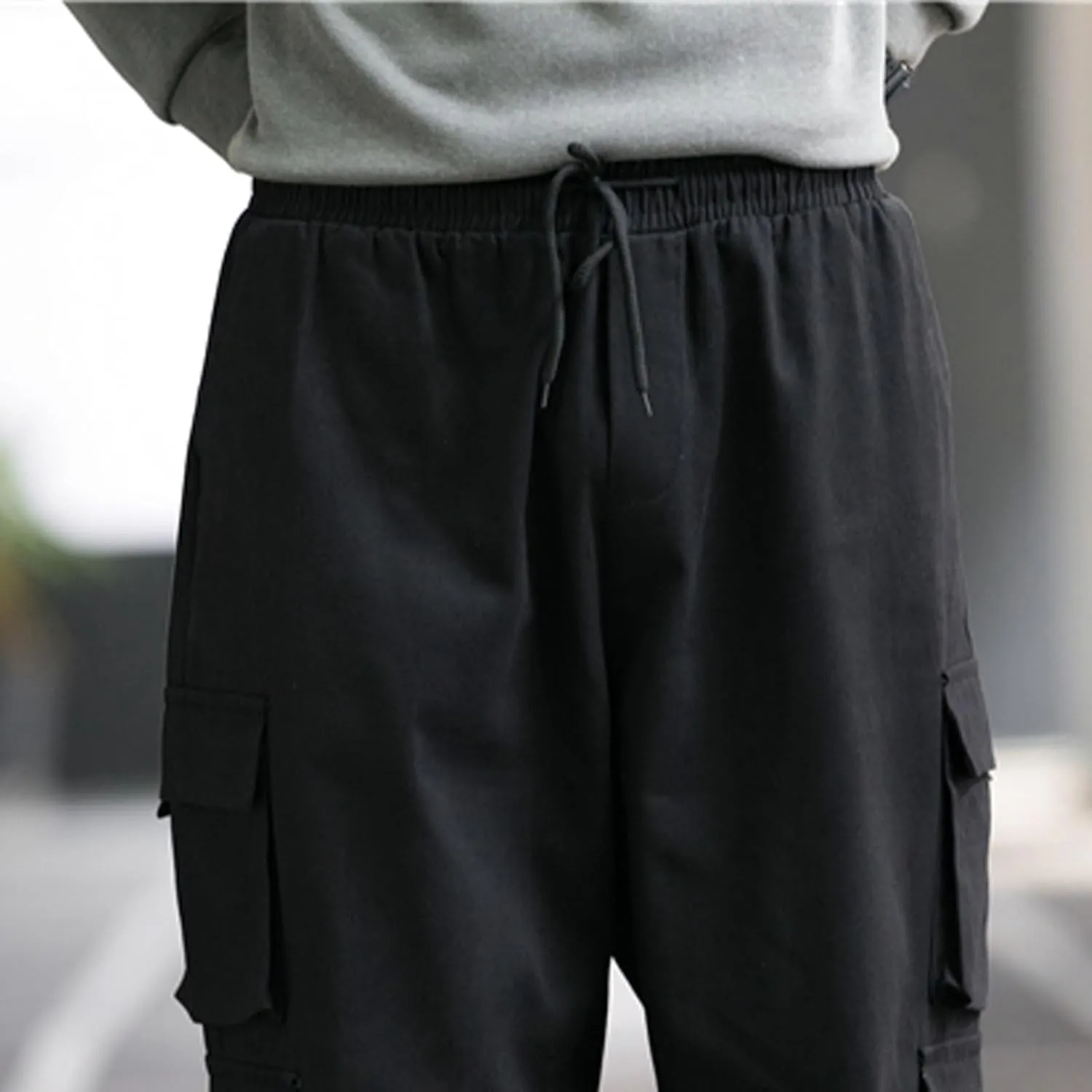 Men Plus Size Baggy Pants Outdoor Casual Pants Active Comfort Pants Hiking Cargo Pants Travel Autumn Trousers
