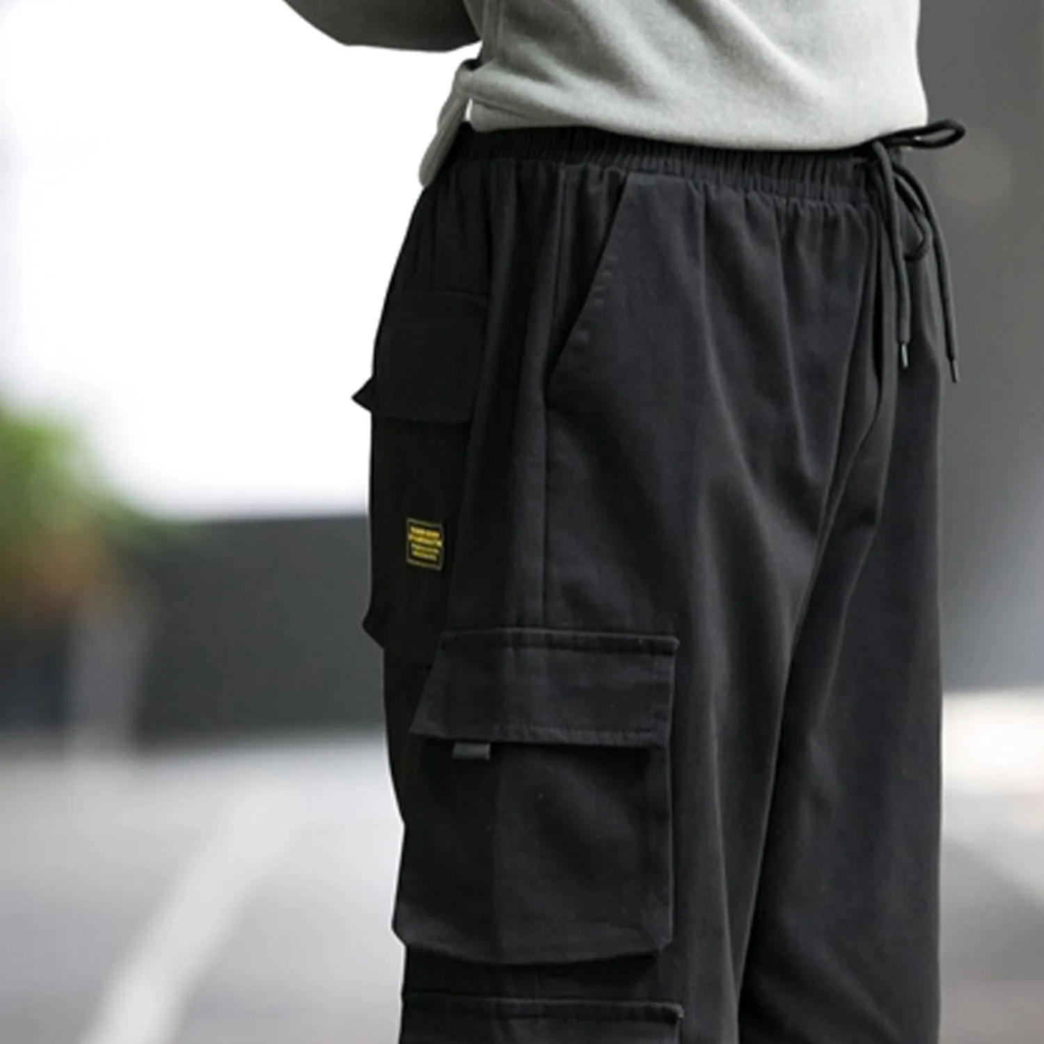 Men Plus Size Baggy Pants Outdoor Casual Pants Active Comfort Pants Hiking Cargo Pants Travel Autumn Trousers