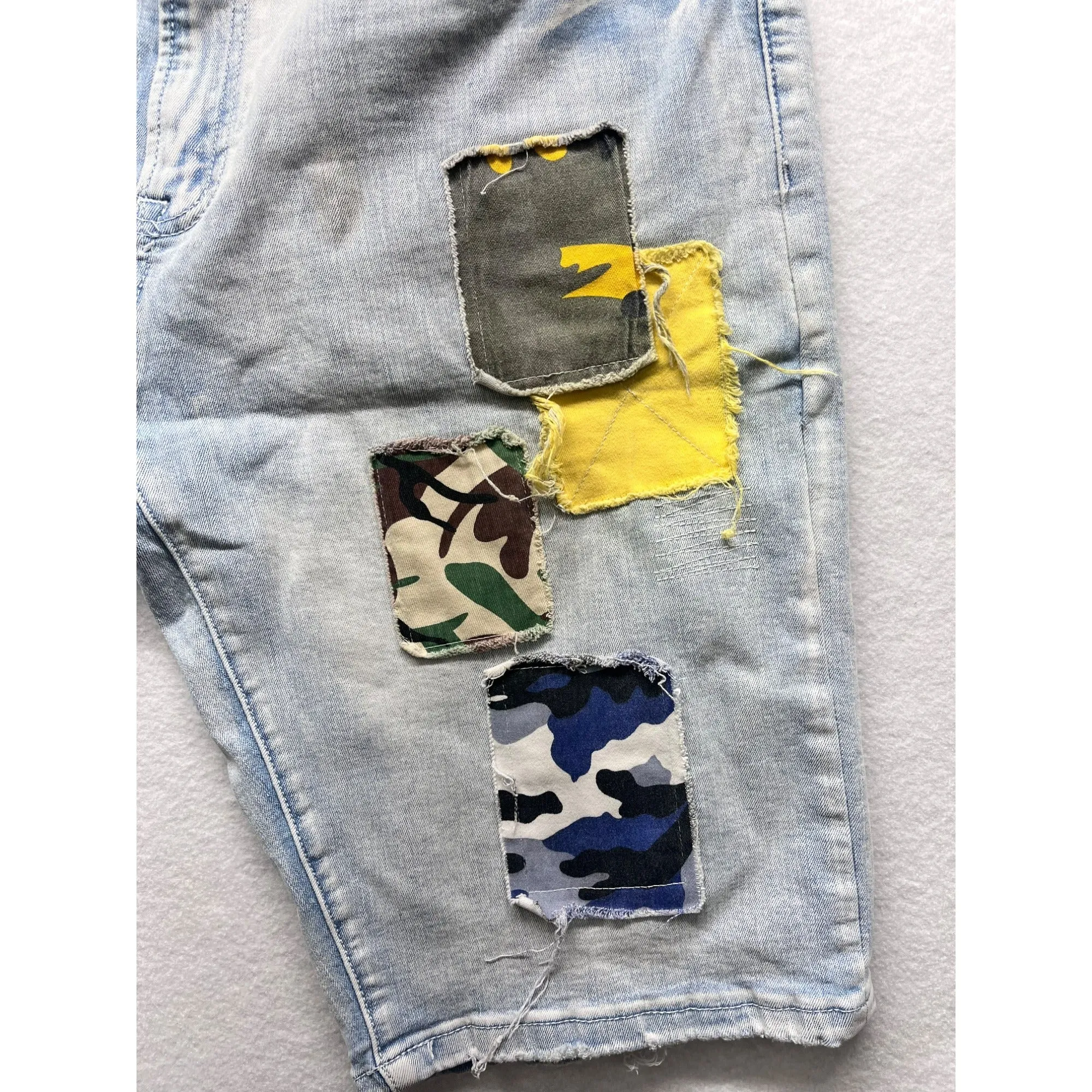 Men’s Embellished Bleecker & Merced Y2K Shorts