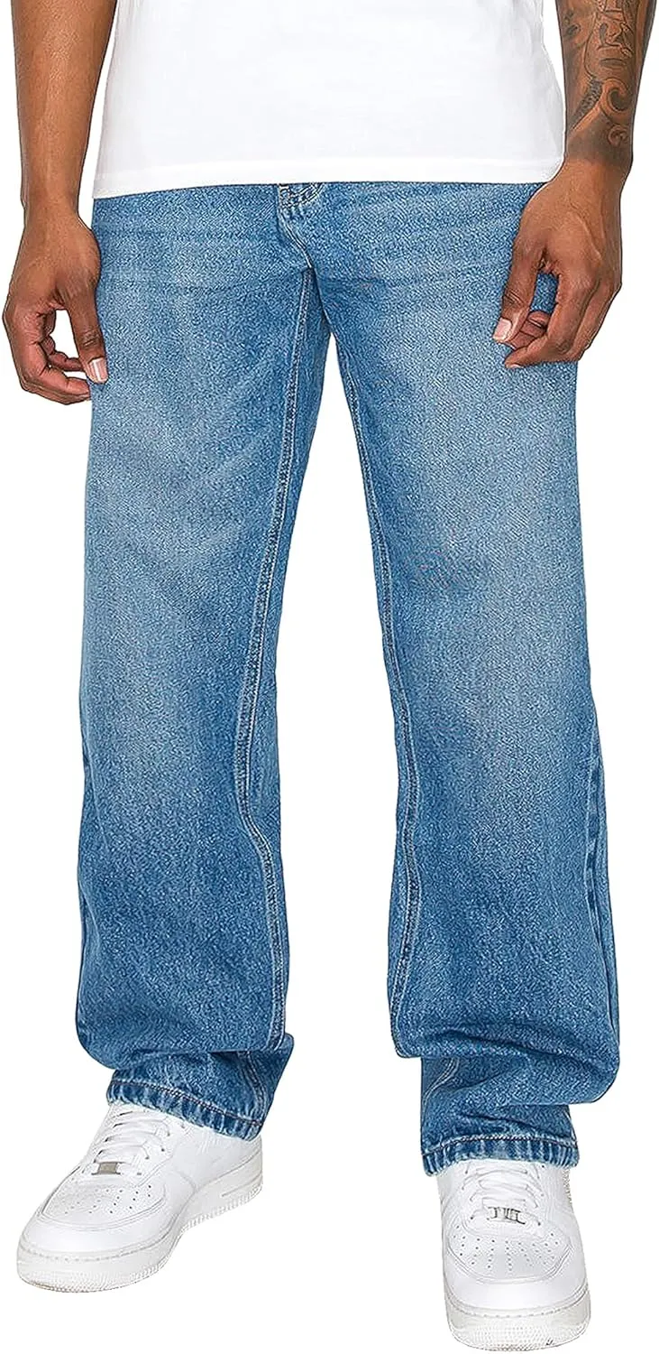 Men's Essential Baggy Wide Denim Jeans