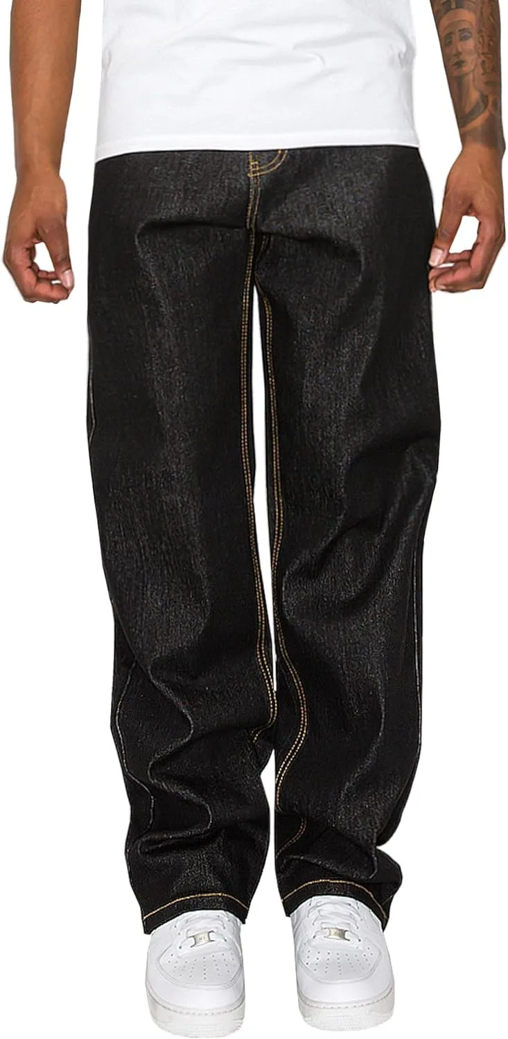 Men's Essential Baggy Wide Denim Jeans