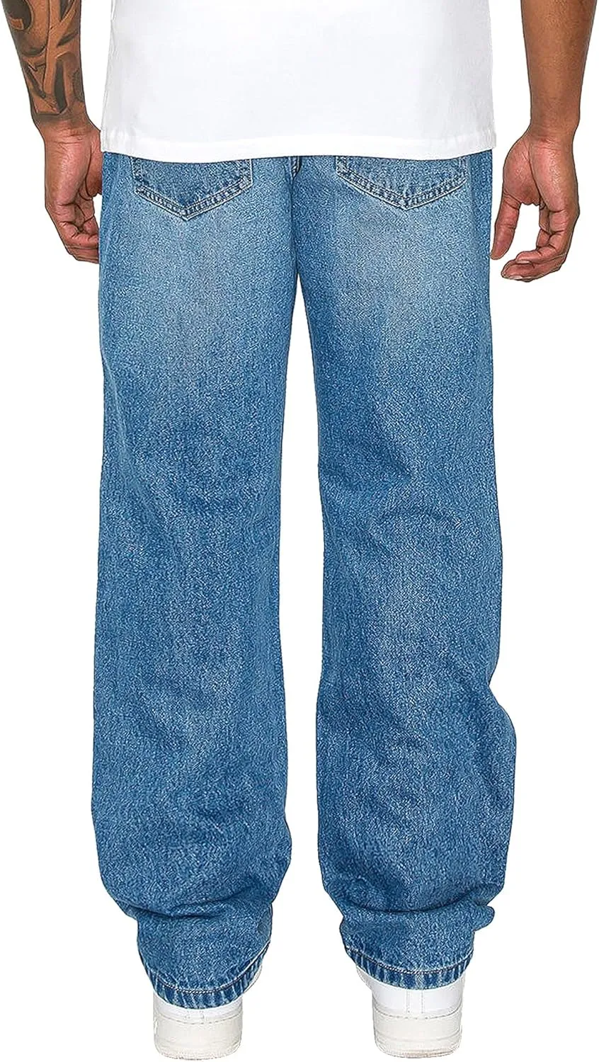 Men's Essential Baggy Wide Denim Jeans