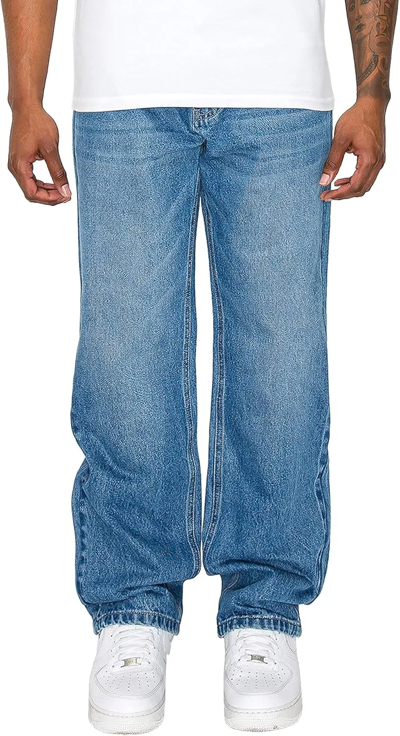 Men's Essential Baggy Wide Denim Jeans