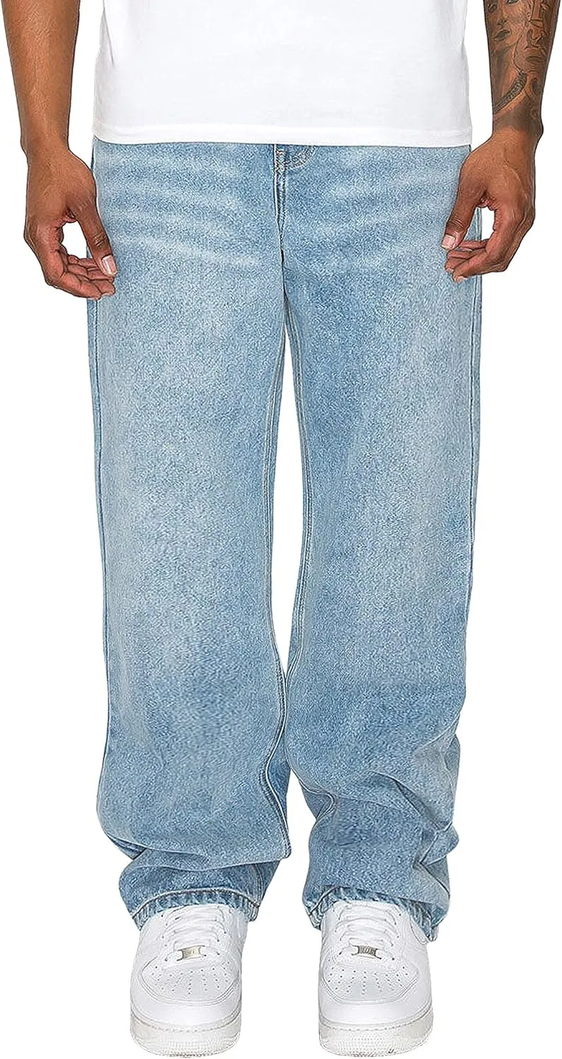 Men's Essential Baggy Wide Denim Jeans