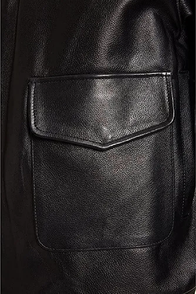 Men's Leather Flight Jacket