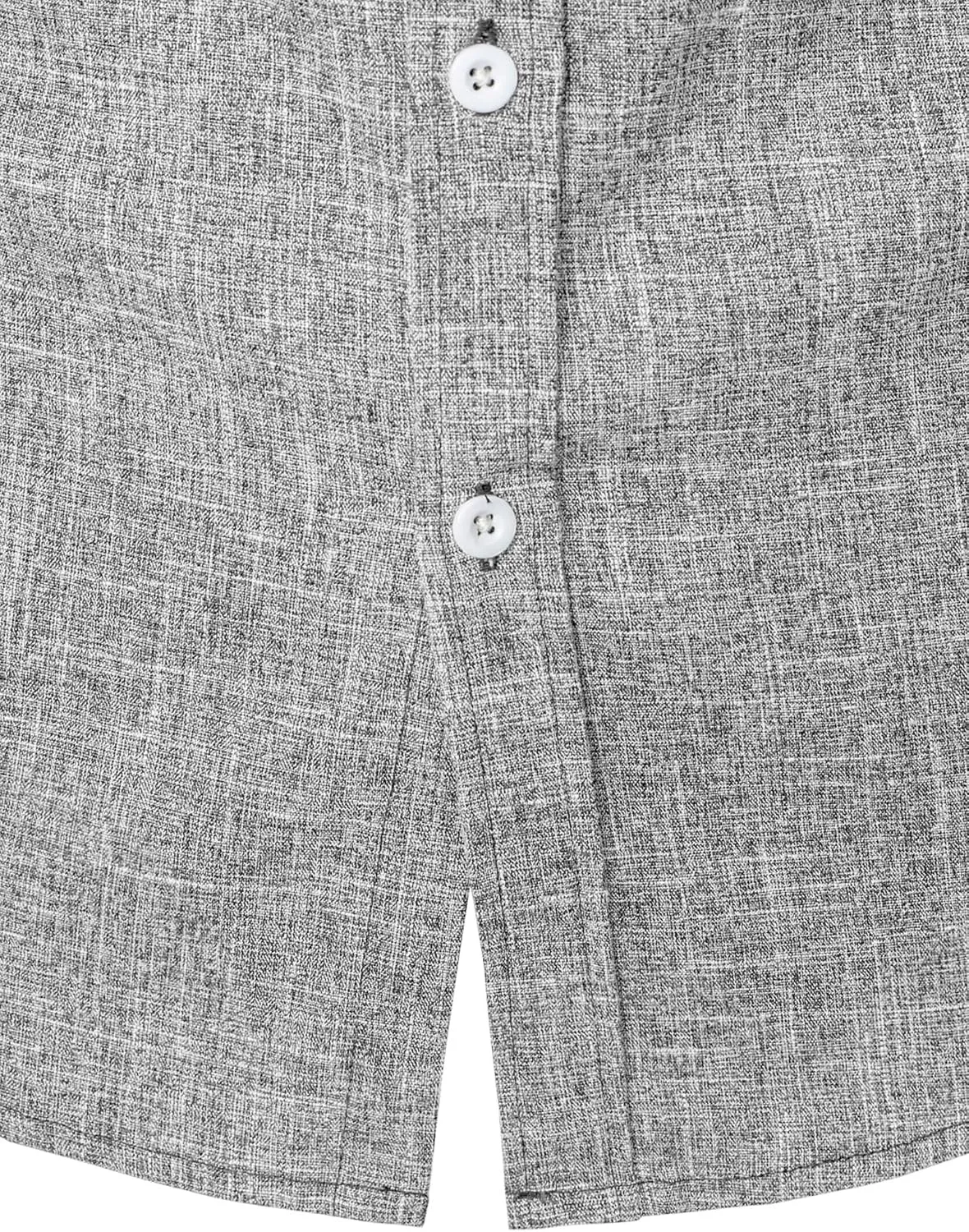 Mens Wrinkle Free Short Sleeve Button Down Shirt Linen-Like Texture Shirts Casual Vacation Beach Summer Top