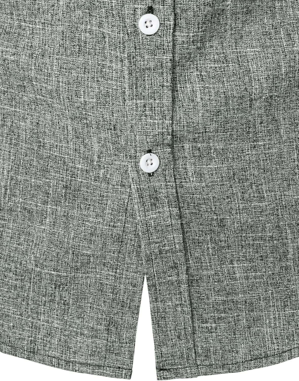 Mens Wrinkle Free Short Sleeve Button Down Shirt Linen-Like Texture Shirts Casual Vacation Beach Summer Top