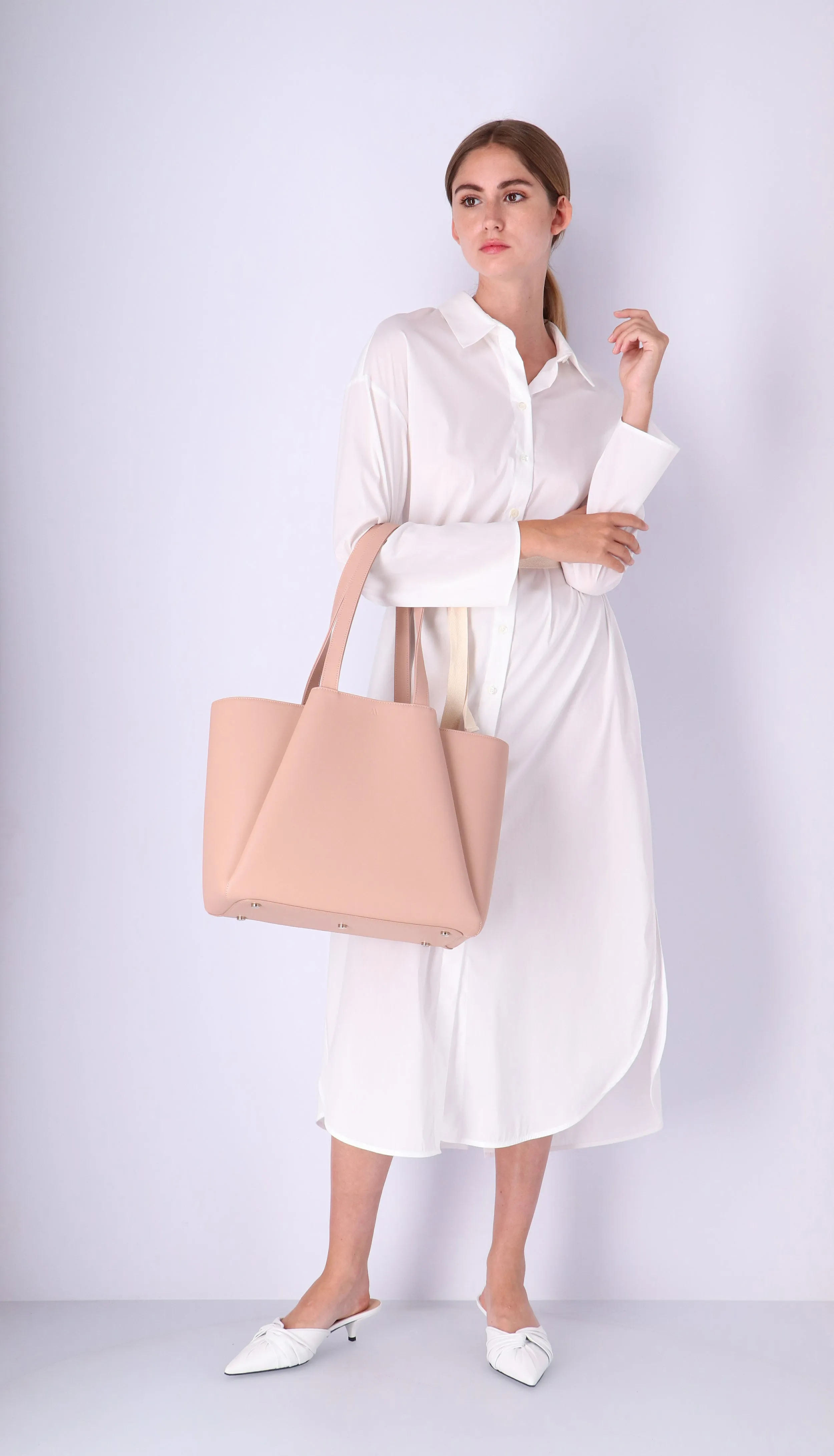 Midi Pyramid - nude pink