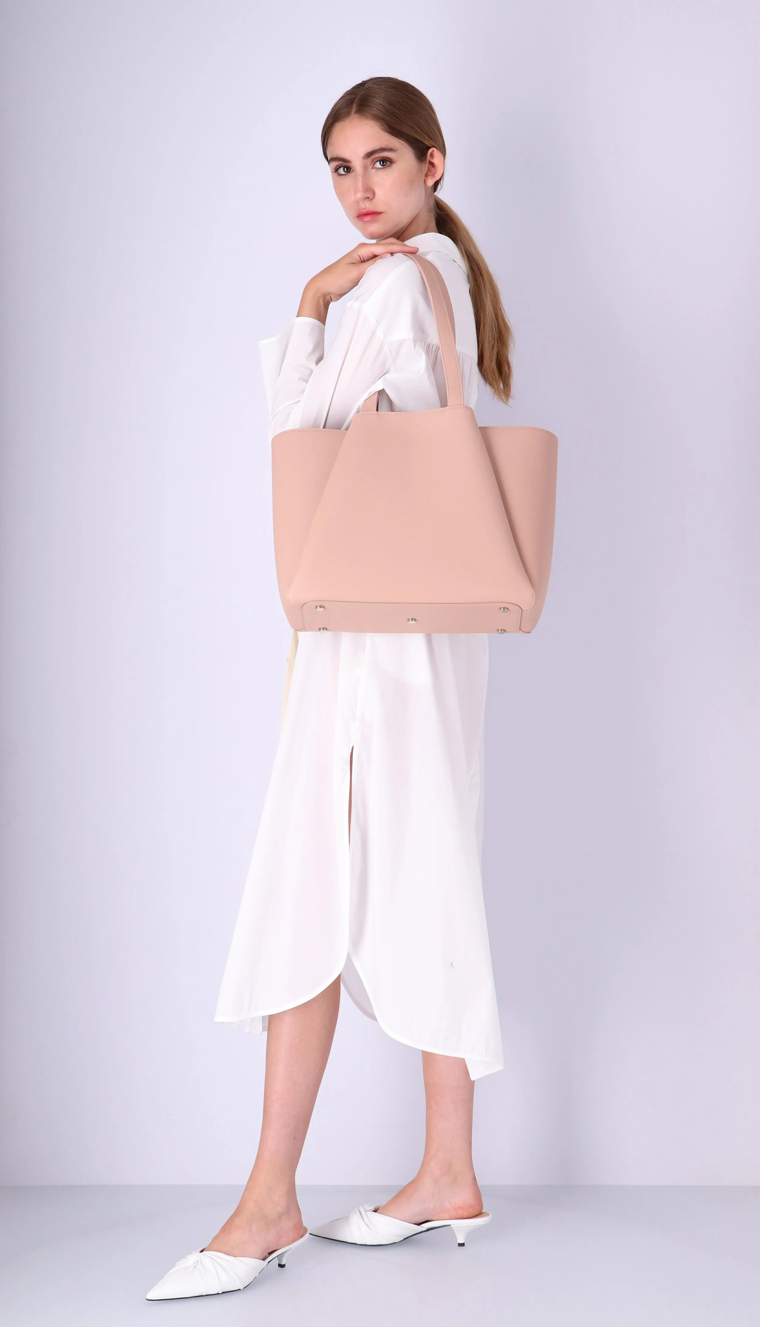 Midi Pyramid - nude pink