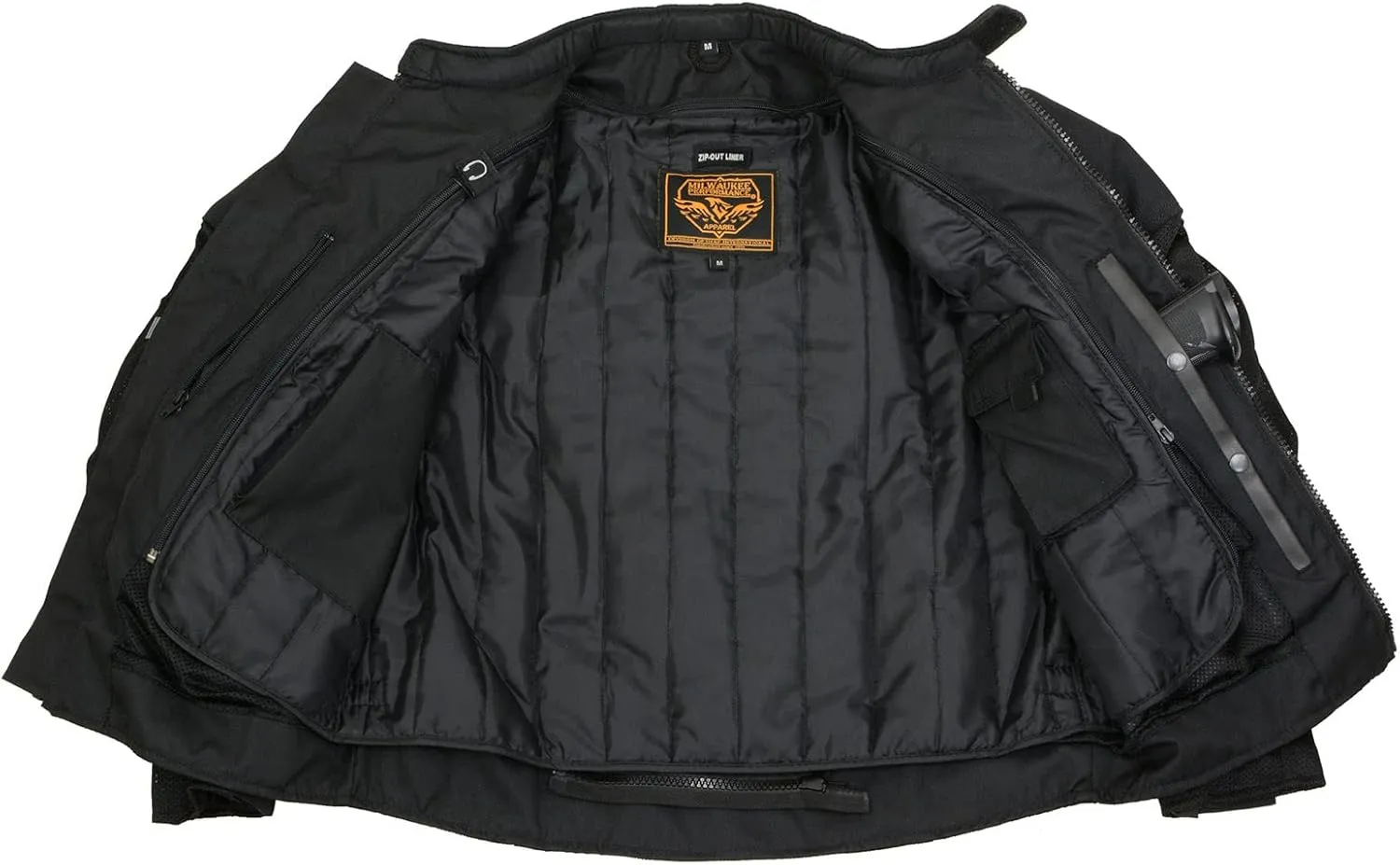 Milwaukee Leather Men's All Season Textile CE Armored Motorcycle Racer Jacket