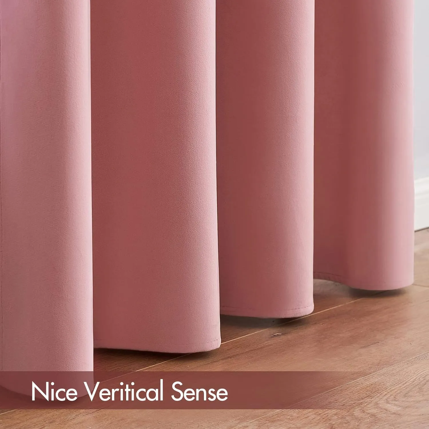 MIULEE Blush Pink Velvet Curtains Thermal Insulated Blackout Curtain Drapes for Bedroom Living Room Darkening 84 Inches Long Curtains Panels Rod Pocket Set of 2