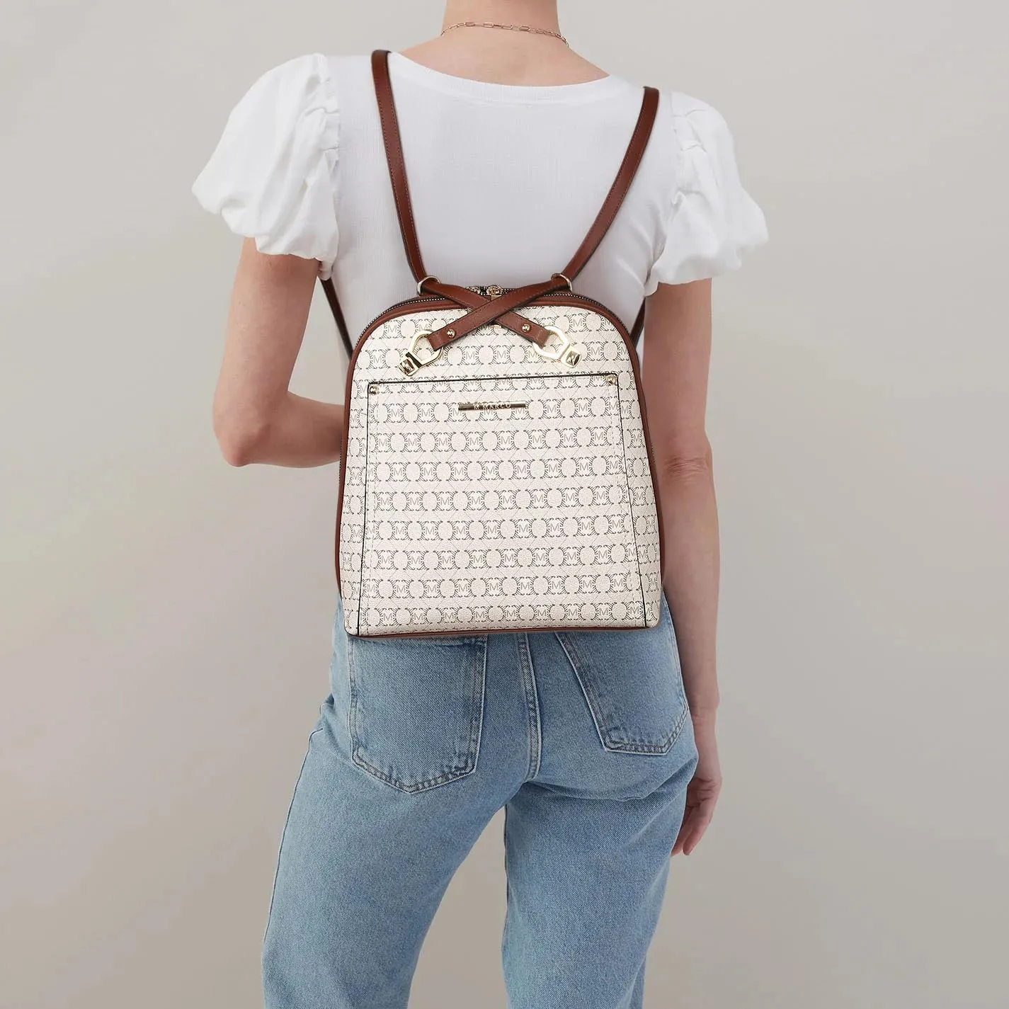 MKP COLLECTION Womens Convertible Backpack Purse Multi-Pocket Handbag Fashion Designer Ladies Shoulder Bag for Travel Work