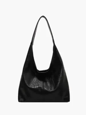 Modern Faux Leather Hobo Bag – Sleek and Versatile