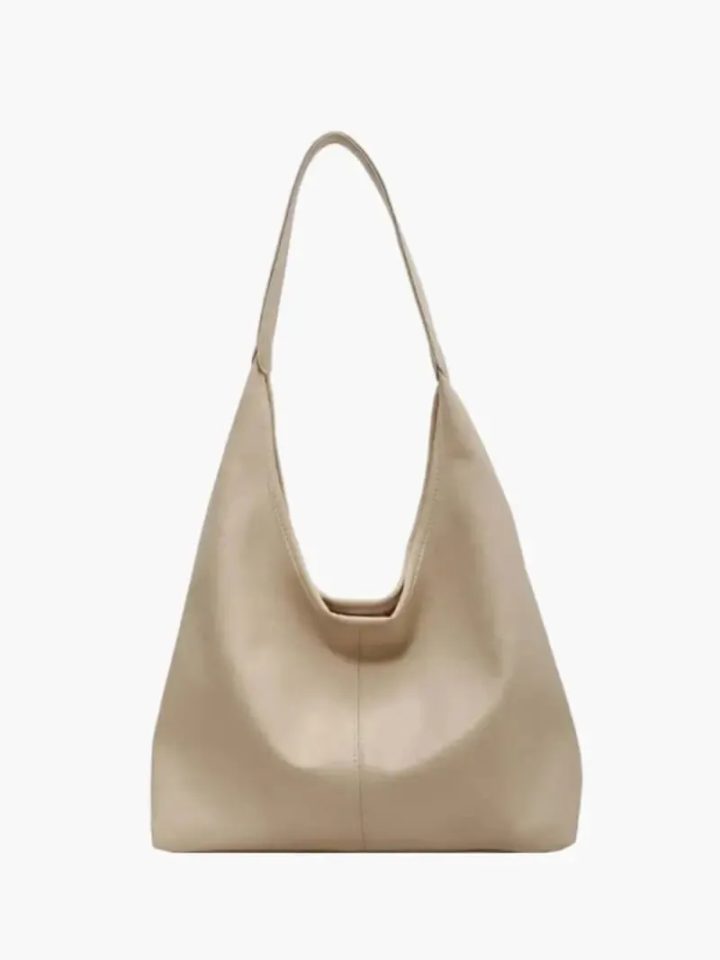 Modern Faux Leather Hobo Bag – Sleek and Versatile