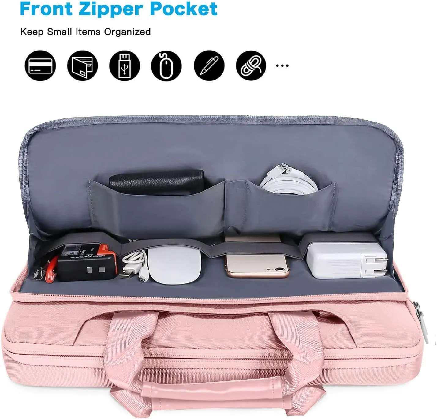 MOSISO 360 Protective Laptop Shoulder Bag Compatible with MacBook Air 13 inch M4 M3 M2 M1 2025-2018/Pro M2 M1 2025-2016,Matching Color Sleeve with Belt, Pink