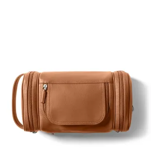Multi Pocket Toiletry Bag Cognac