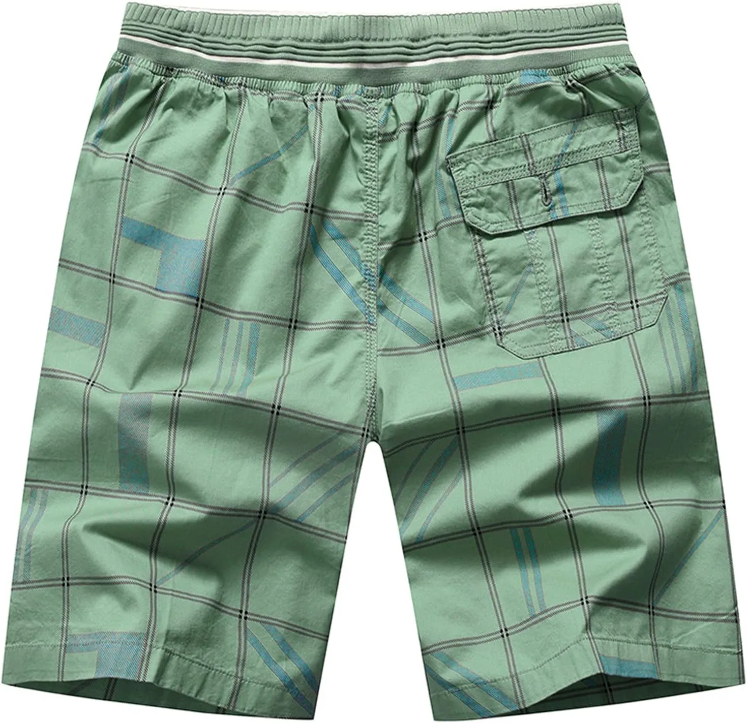 Muscularfit Big and Tall Shorts for Men Casual Elastic Waist Drawstring Shorts Quick Dry Cargo Shorts Outdoor Hiking Shorts