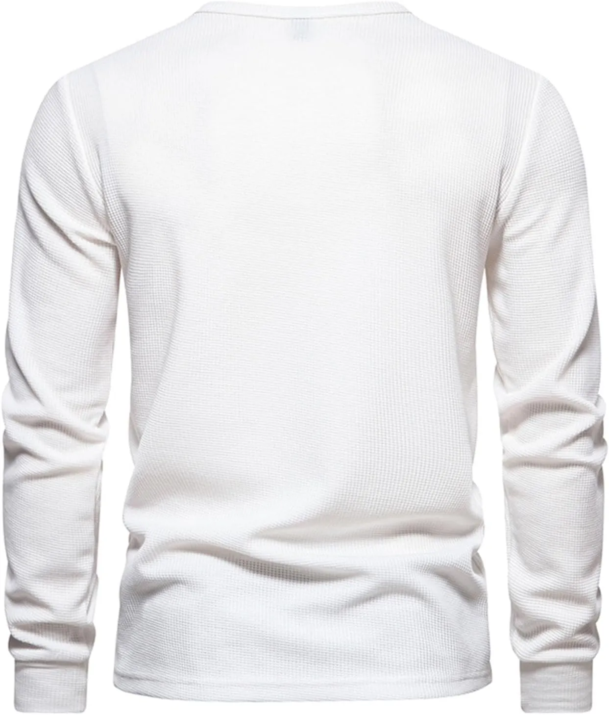 Muscularfit Mens Shirts Long Sleeve Button Down Solid Polo Shirt Casual Solid Henley T-Shirts Slim Fit Gym Workout Tee Tops