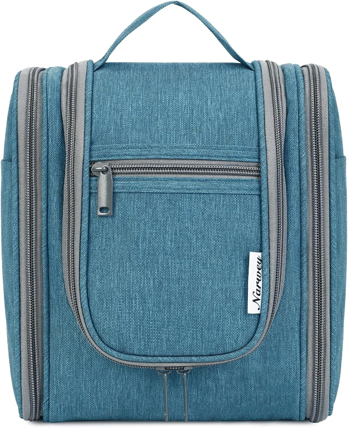 Narwey Small Hanging Travel Toiletry Bag Cosmetic Make up Organizer for Women and Men (Medium, Navy Blue)