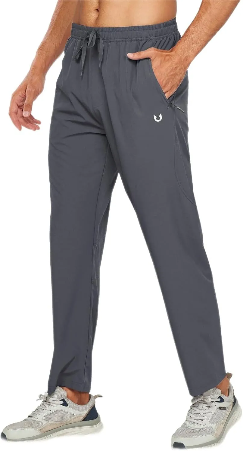 NORTHYARD Men's Fleece Lined Pants Athletic Workout Running Joggers Winter Warm Wind Sweatpants for Active Gym Track Jogging