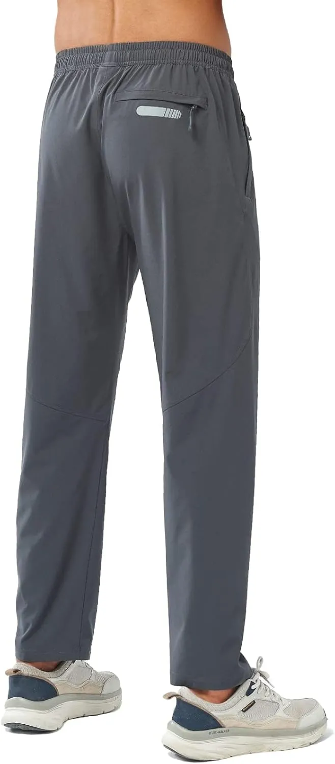NORTHYARD Men's Fleece Lined Pants Athletic Workout Running Joggers Winter Warm Wind Sweatpants for Active Gym Track Jogging