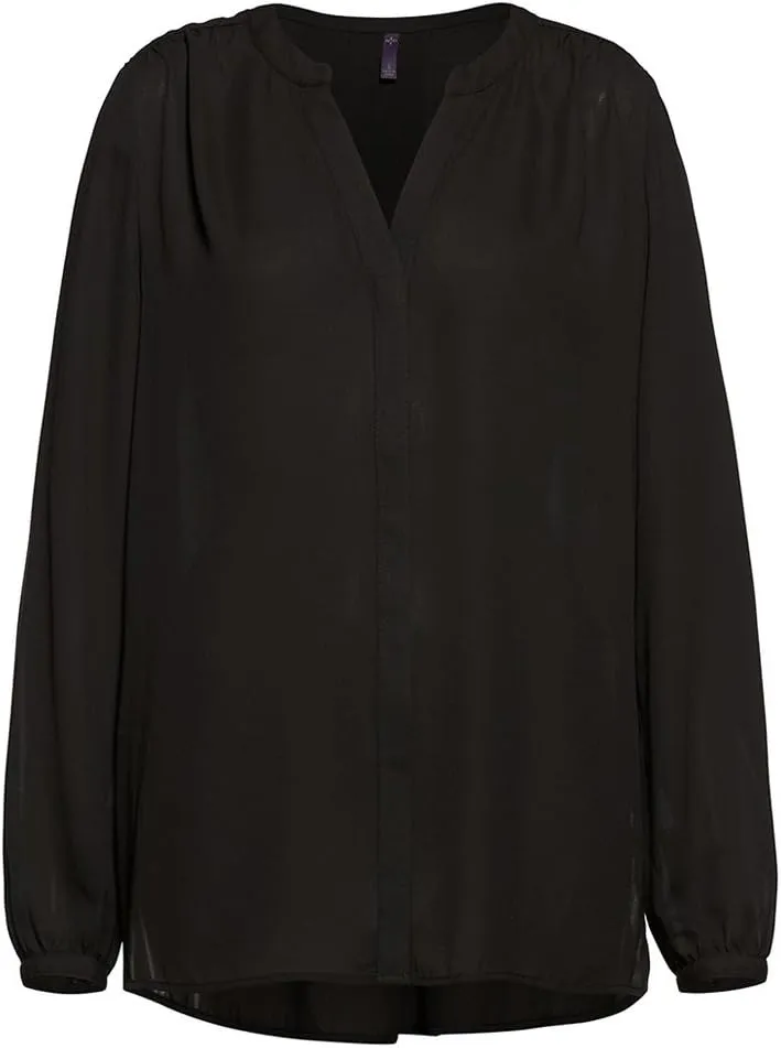 NYDJ Women's Pintuck Blouse 3/4 Sleeve