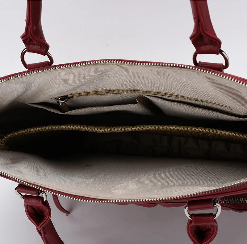 ONYX LAPTOP BAG - BURGUNDY