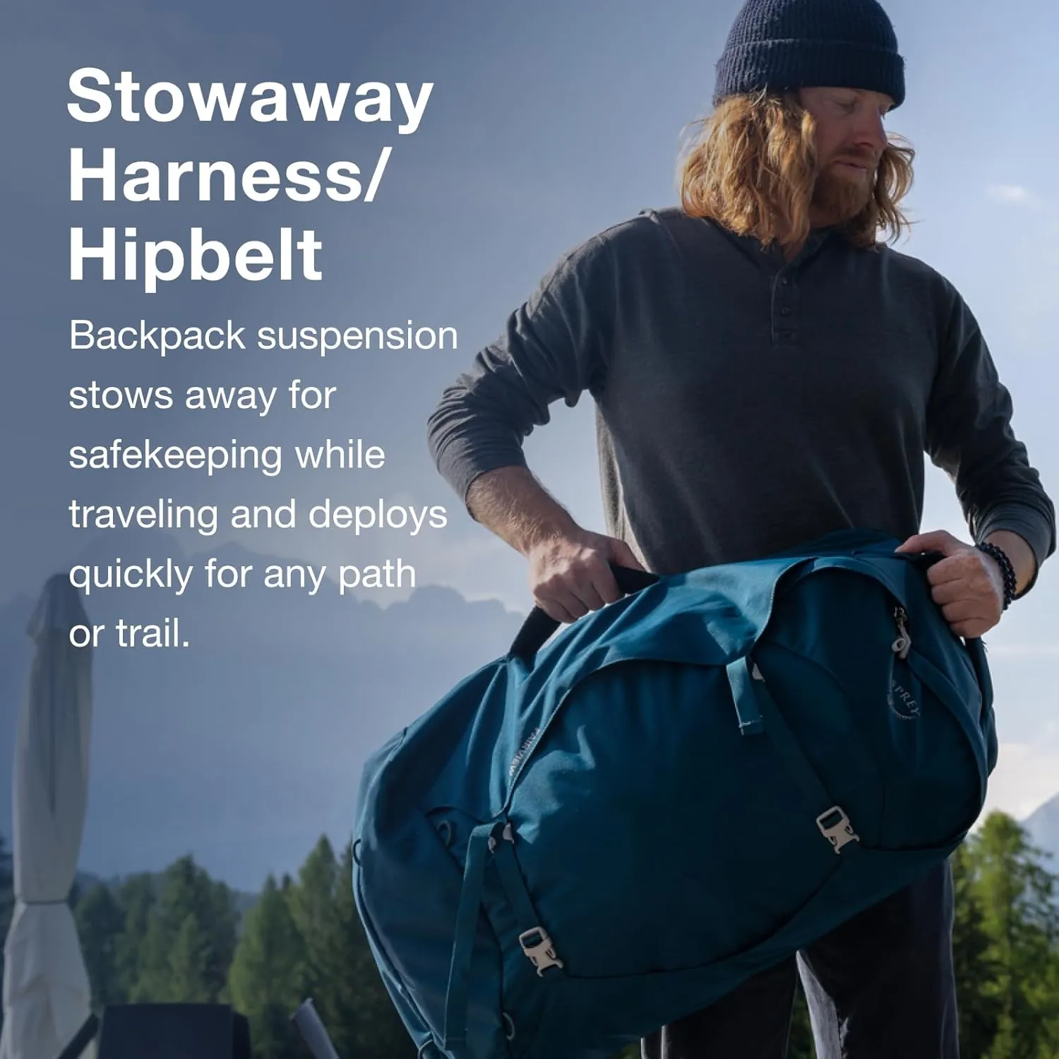 Osprey Fairview 40L Women's Travel Backpack, Winter Night Blue