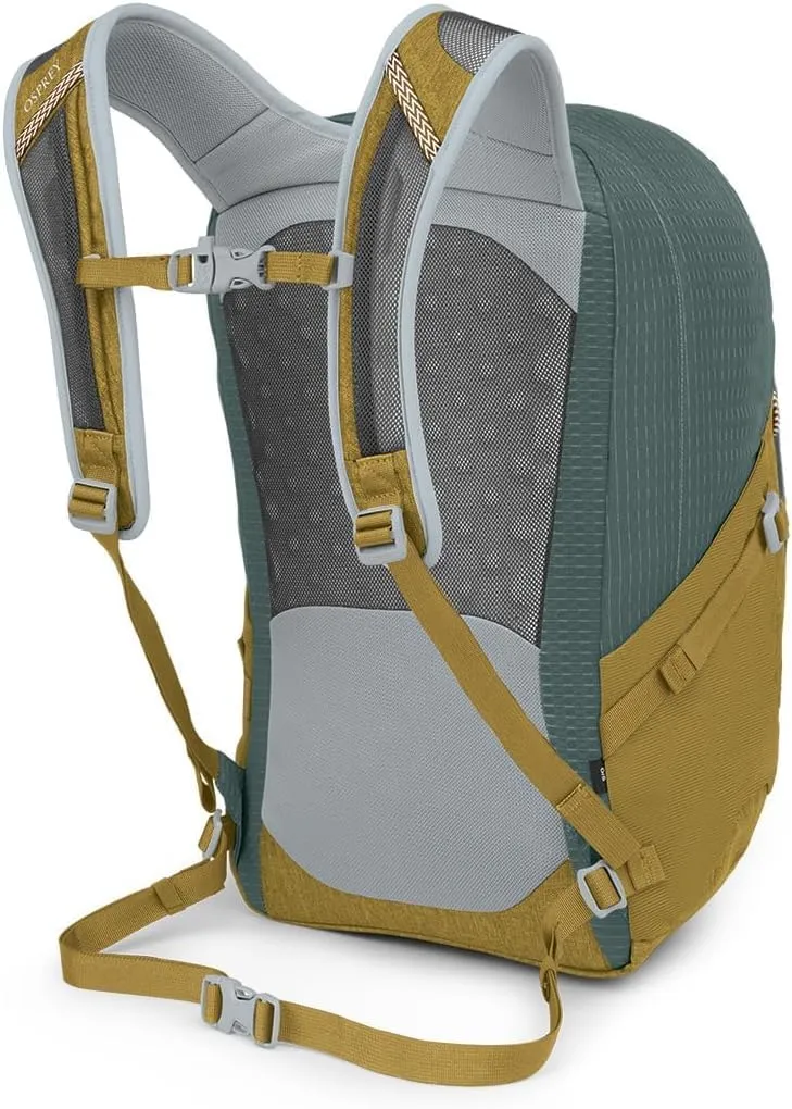Osprey Quasar 26L Commuter Backpack, Green Tunnel/Brindle Brown