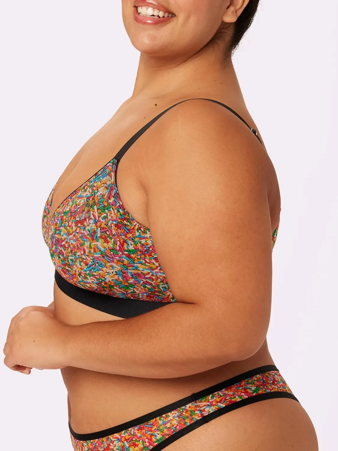 Parade Women's Silky Mesh Triangle Bralette