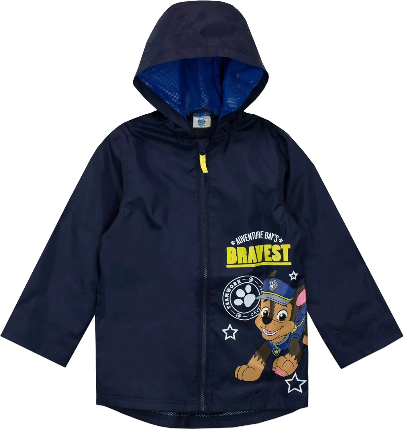 Paw Patrol Boys Rain Jacket | Chase Kids Raincoat | Kids Waterproof Jackets