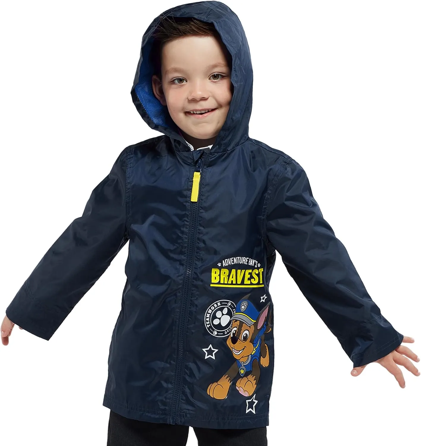 Paw Patrol Boys Rain Jacket | Chase Kids Raincoat | Kids Waterproof Jackets