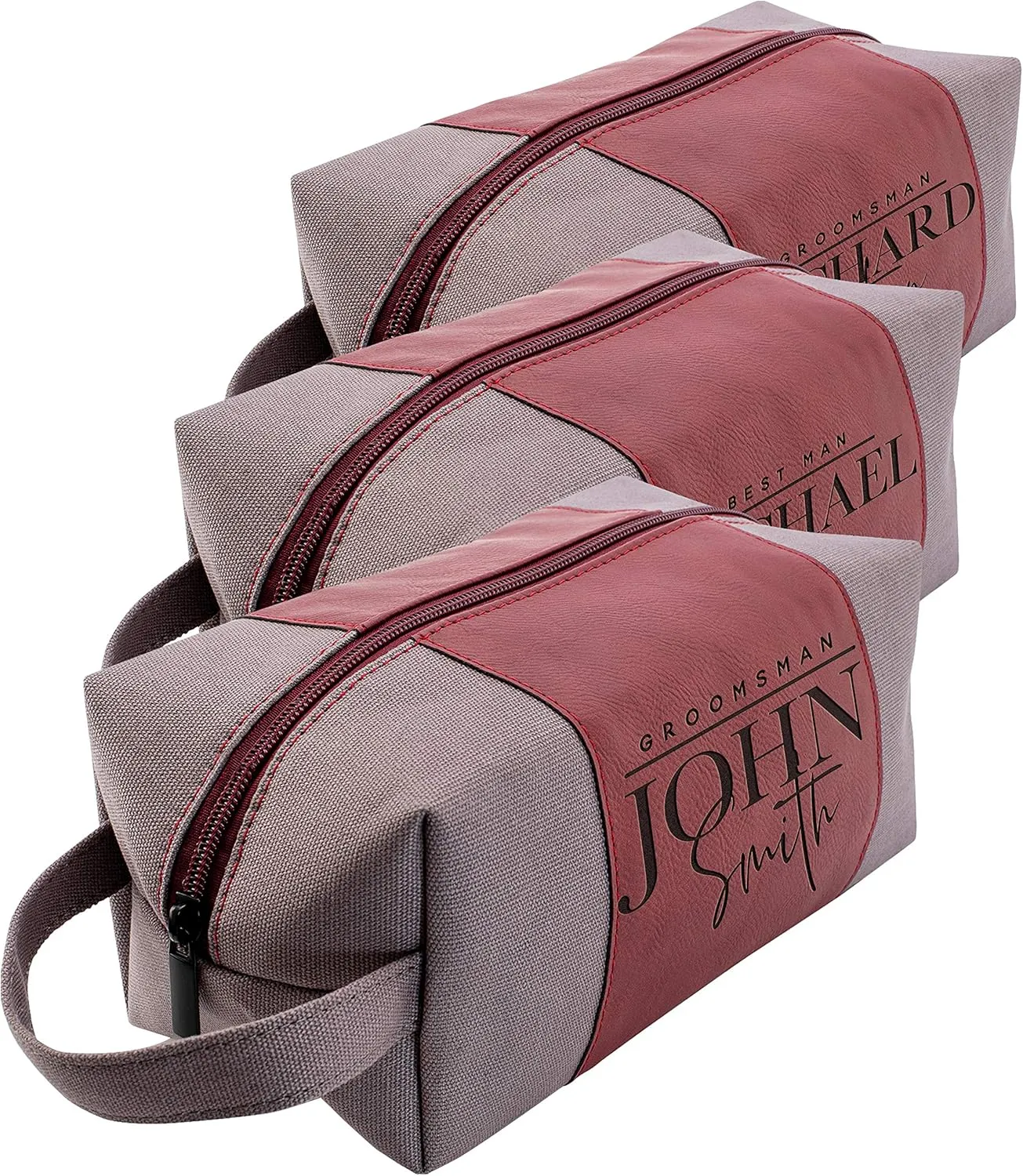 Personalized Groomsmen Gifts, Custom Men Toiletry Bags - Groomsman Gifts for Wedding