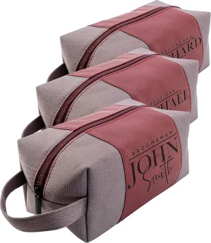 Personalized Groomsmen Gifts, Custom Men Toiletry Bags - Groomsman Gifts for Wedding