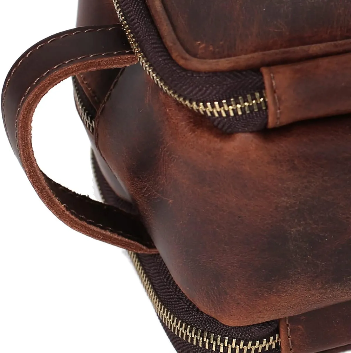 Personalized Leather Toiletry Bag for Men, 1/3/6pcs Wedding Gift Travel Shaving Dopp Kit - Cosmetic Bags Toiletries Bathroom Organizer - Groomsmen Gift(B1pc)