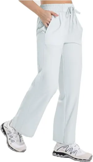 Petite Pants Women Hiking Quick Dry Cooling Travel Safari Lightweight Camping Cargo Pants for Running