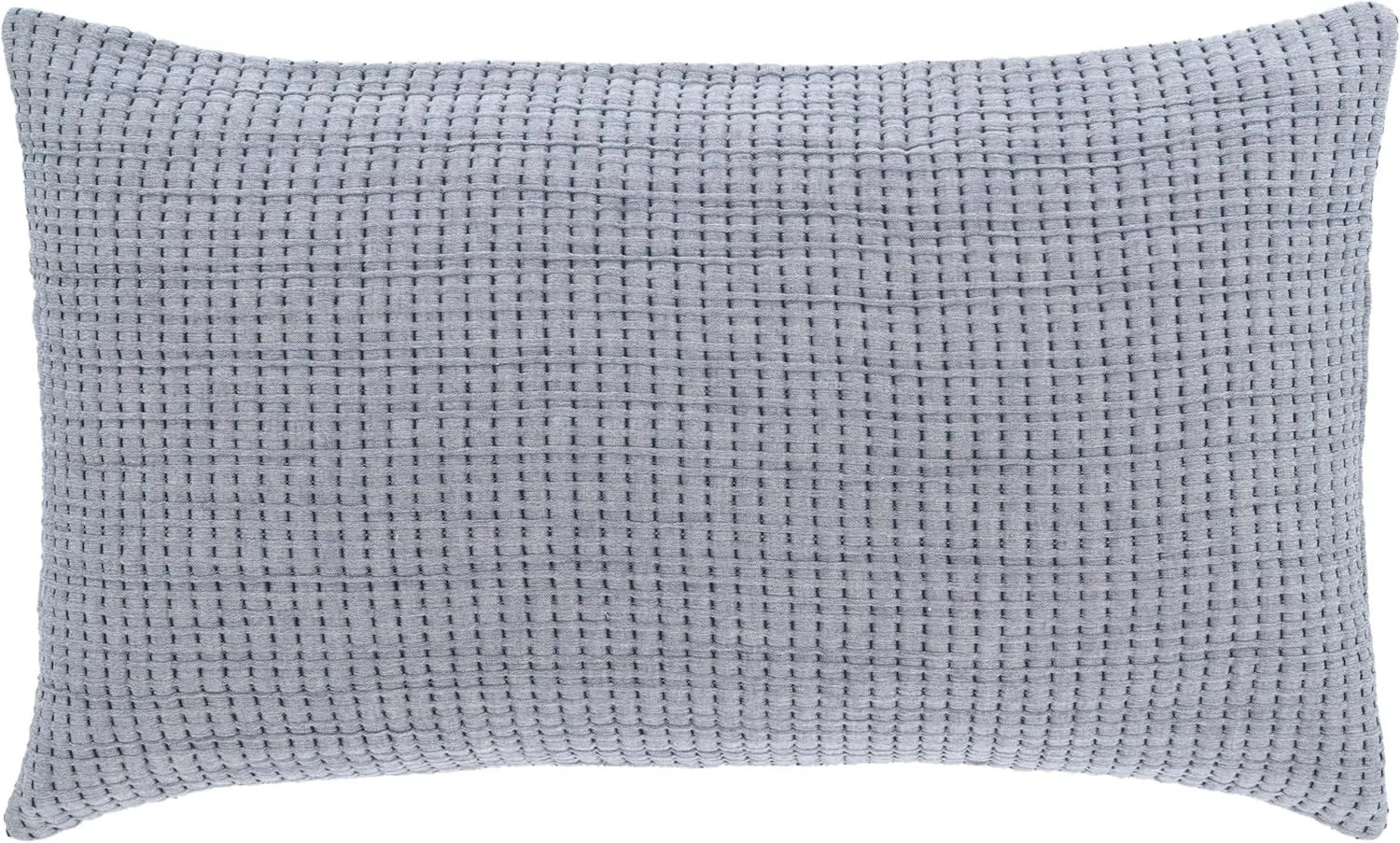 Pick Stitch Navy Matelasse Sham, Standard Size, Blue Solid Pattern