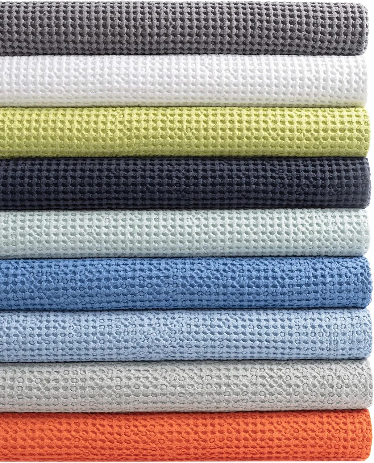 Pine Cone Hill Bubble Citrus Matelasse Coverlet, Queen Size, Green Solid Pattern