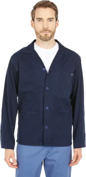 POLO RALPH LAUREN Twill Utility Overshirt Collection Navy SM