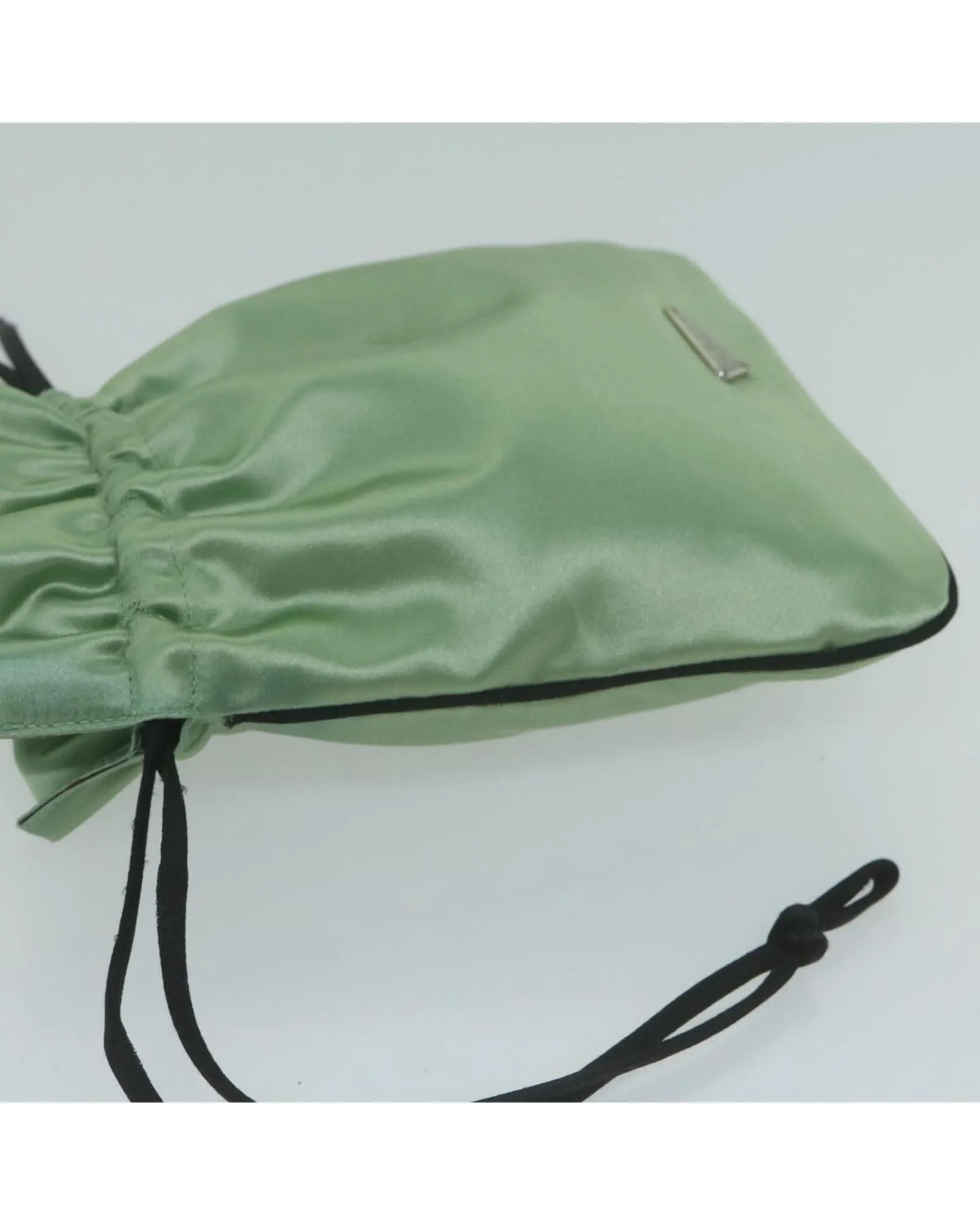 Prada atin Drawtring Pouch Mint Green