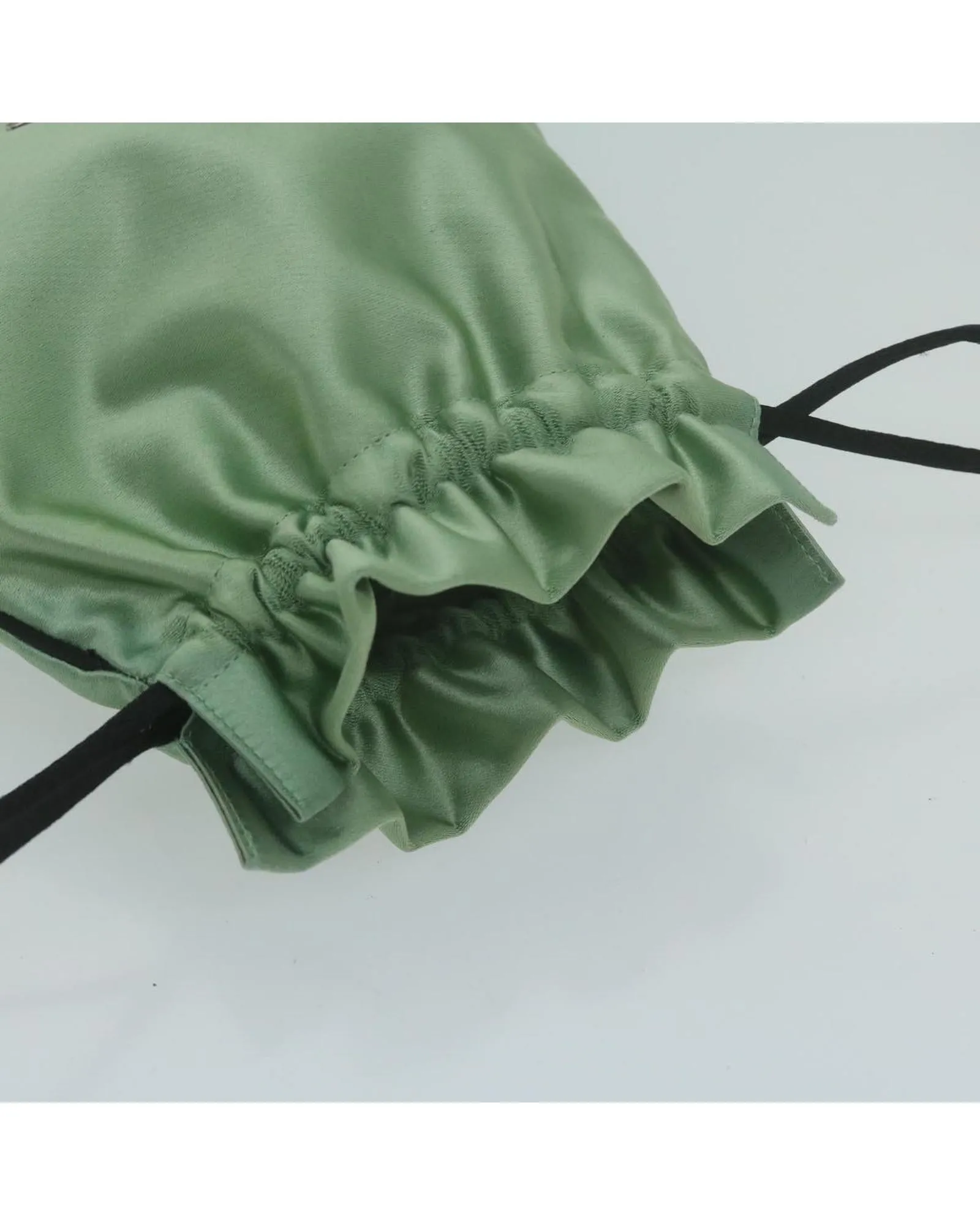 Prada atin Drawtring Pouch Mint Green