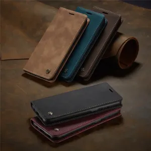 Premium Flip Leather Phone Case For Pixel Series
