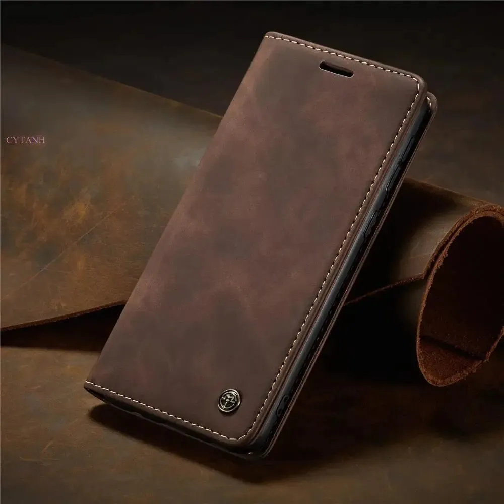Premium Flip Leather Phone Case For Pixel Series