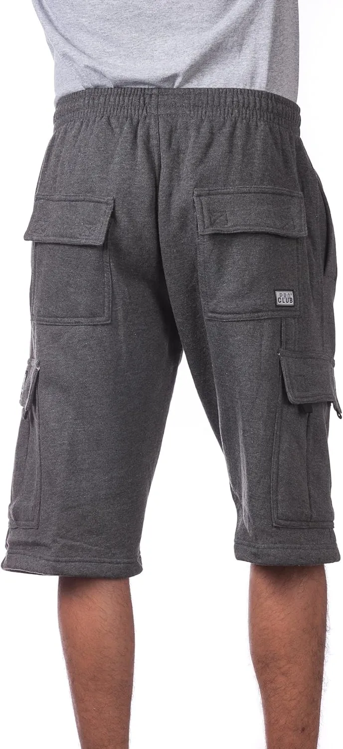 Pro Club Men's Fleece Cargo Short
