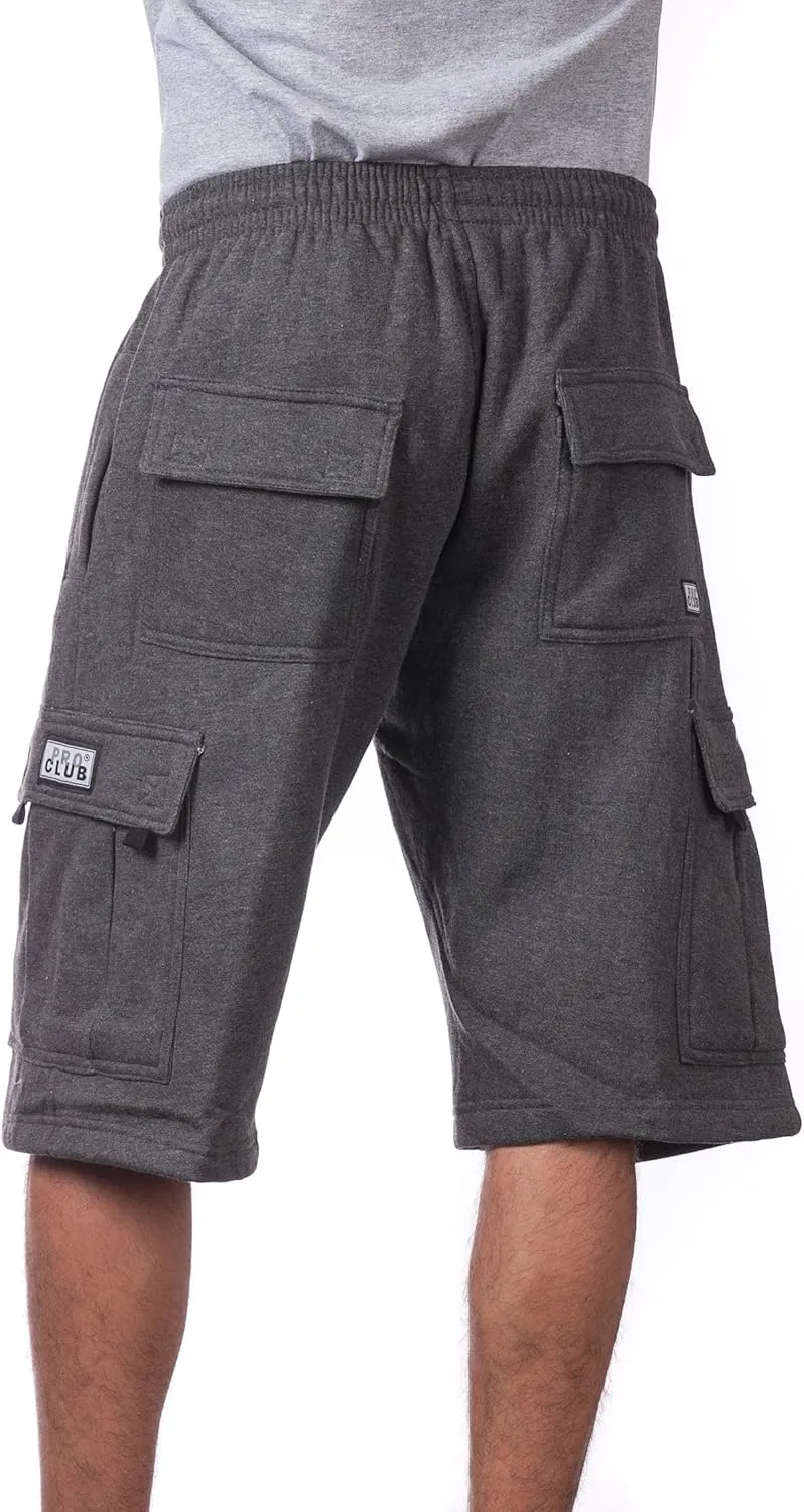 Pro Club Men's Fleece Cargo Short